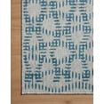 thumbnail image 6 of Indoor Outdoor Rug 7x9, Reversible, Loloi Easton Fog / Teal (6'7" x 9'4"), 6 of 7