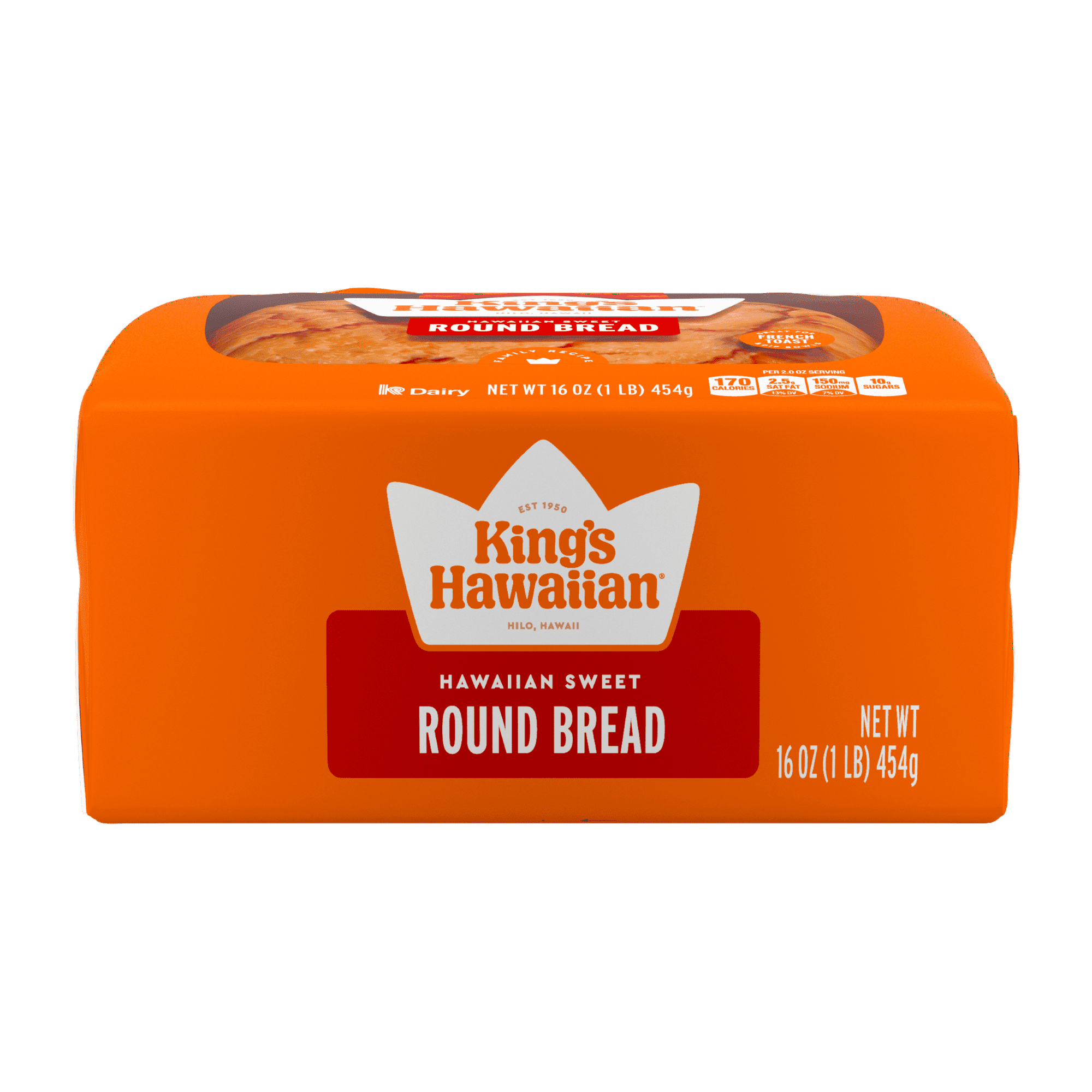 King's Hawaiian Round Hawaiian Sweet Bread, 16 oz