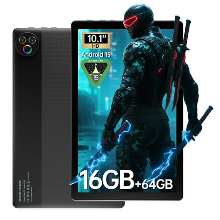 2025 Tablet 10.1 inch 16GB + 64GB WIFI Android 15 Unlock Bluetooth Touchscreen