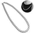 thumbnail image 1 of Men Necklace Minimalist Titanium Steel Role Cable Chain Necklace 19.6'' x 0.39'', 1 of 8