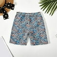 thumbnail image 5 of Tosmy Boy's Swimsuit Toddler Kids Baby Boy Summer Print Shorts Quick Dry Beach Swimwear Swimming Trunks Clothes Toddler Beach Shorts, 5 of 6