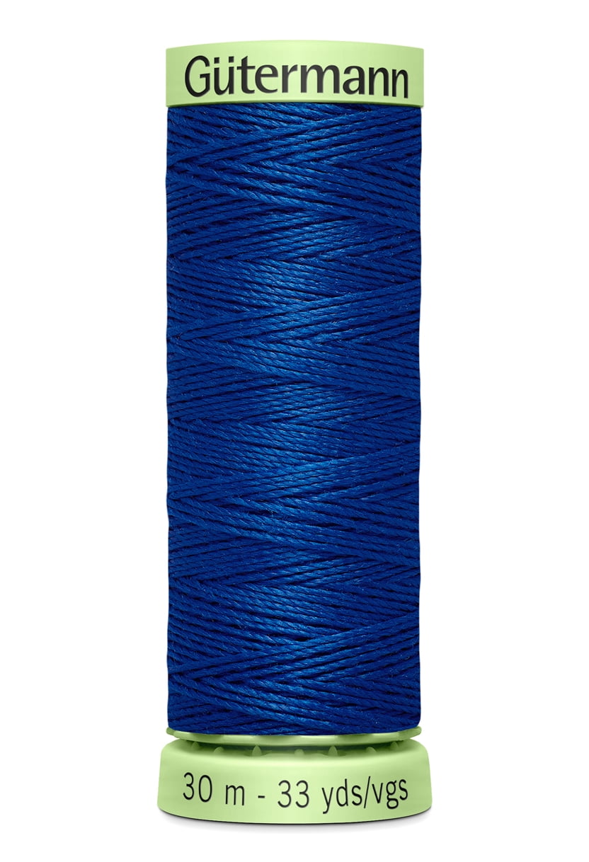 Gutermann Top Stitch Heavy-Duty Yale Blue Thread, 33 Yd.