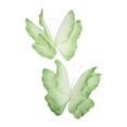 thumbnail image 1 of 2 piezas de decoraciones de mariposas artificiales para fotografía de mariposas artificiales gigantes verde, 1 of 9