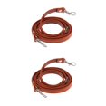 thumbnail image 3 of Correa de cuero ajustable Minnieouse para bolso de hombro color Rojo 2piezas Ocre Plata, 3 of 6