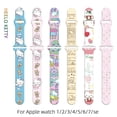 thumbnail image 3 of Hello Kitty-Correa de silicona para Apple Watch, banda bonita de 44mm, 45mm, 42mm, 40mm, 38mm, 41mm, 3 of 4