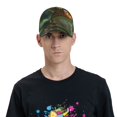 thumbnail image 4 of Fotbe Intellectual Frog Pond Gorro Clásico de Béisbol, Gorra Ajustable con Broche Snapback, Gorro de Exterior de Algodón Suave, 4 of 6