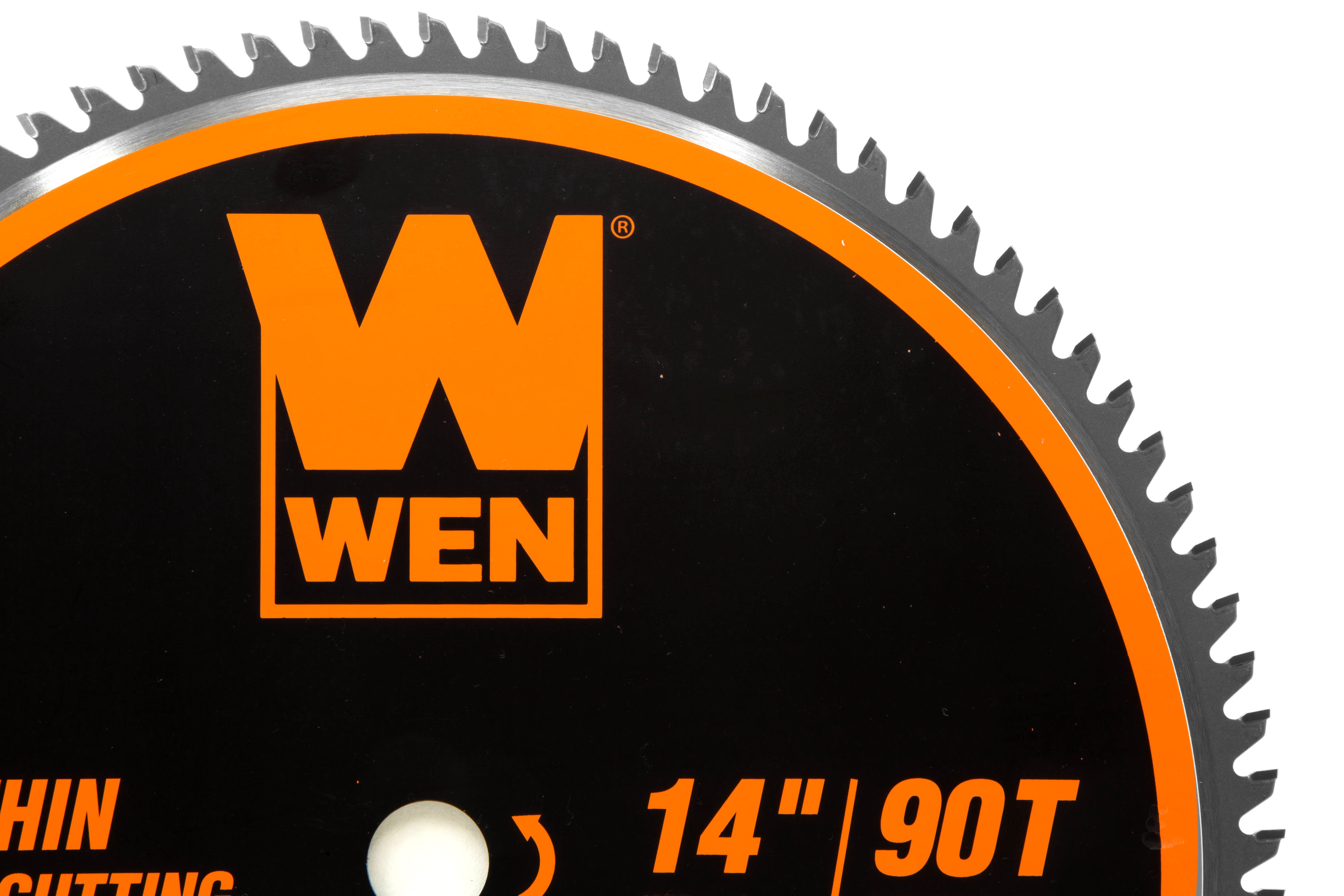 WEN 14-Inch 90-Tooth Carbide-Tipped Professional Metal Saw Blade for Thin Steel Cutting, BL1490