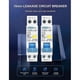 thumbnail image 3 of 18MM 230V RCBO 1P+N 6KA Residual Current Differential Automatic Circuit Breaker with over Current, 3 of 5