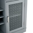 thumbnail image 3 of Modern Farmhouse Buffet Cabinet, Sideboard w/2 Drawers and Elegant Glass Door Cabinets, Wine and Glass Rack, Coffee Bar for Kitchen, Dining Room, 56.46"W*15.55"D*35.74"H 97833, 3 of 16