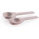 thumbnail image 5 of 2PCS Plastic Round Matte Bath Salt Seasoning Sauce Jar Container/Kitchen Organizer with Cork and Woo, 5 of 5