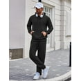 thumbnail image 6 of COOFANDY Men's Tracksuit Set 2 Piece Set Long Sleeve Hoodie Sweatsuits Outfits Athletic Jogger Suits, 6 of 9