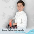 thumbnail image 3 of Enday Multipurpose Utility Box with Lid Plastic Pencil Case Organizer, Red 1 Pack, 3 of 7