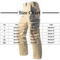 thumbnail image 3 of FRSASU Men's Stretch Tactical Work Pants Flex Water Resistant Utility Hiking Cargo Pants with Mlti Pockets Black-A, 3 of 6