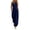 Navy, variant on Womens 2 Piece Sets One Shoulder Sleeveless Ruched Slim Tops and Elastic Waisted Tapered Pants Outfits Casual Trendy Vacation Set