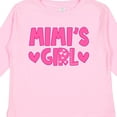 thumbnail image 4 of Inktastic Mimi's Girl Pink with Hearts Girls Long Sleeve Toddler T-Shirt, 4 of 5