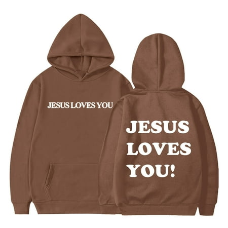

Christian Faith Sweatshirt Baby TRUST IN THE LORD Hoodies Jesus Loves You Sweatshirt Comfy Hoodies Shirts Fall Spring Winter Clothes Festival Gifts for Toddler Kids Infants Boys Girls