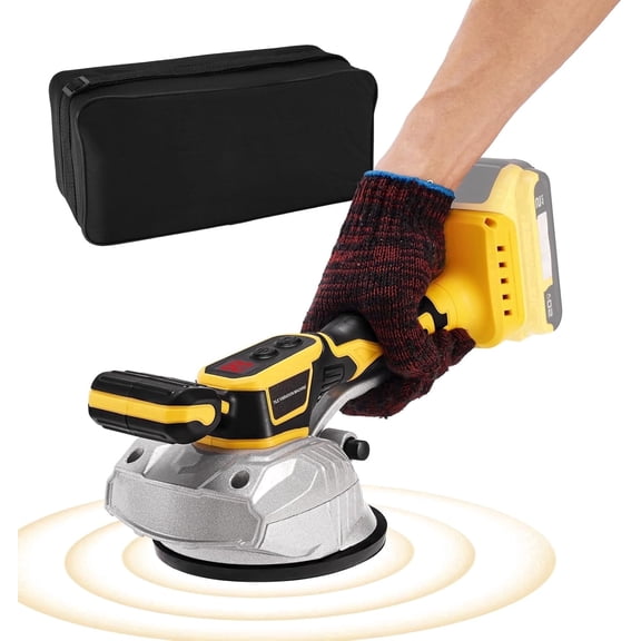 Tile Vibration Tool for Dewalt 20V Max Battery, Labfintom Vibration Leveling Machine with 8 Adjustable Speed, Suction Cup, Package Bag Include (Tools Only)