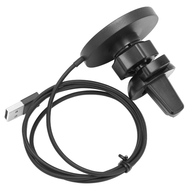 Cargador De Coche Inalámbrico Magnético Para Coche, Cargador De Coche Inalámbrico Rápido De 15W, Montaje Con Abrazadera De Ventilación De Aire Para 12 13