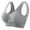Gray bras for women, variant on Wycnly Sports Bras for Women Plus Size Hollowed Breathable Comfort Push up Workout Tank Bra Ladies Full Coverage Seamless Wireless Bras Bras for Women Summer Saving Bras