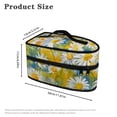 thumbnail image 6 of HELLHERO Handheld Steamer Iron Storage Bag Durable Handheld Travel Steamer Organizer Zipper Daisy(Bag Only), 6 of 6