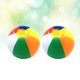 thumbnail image 4 of 2 pelotas inflables de verano para niños, pelota de agua para jugar en la playa, divertido juguete para exteriores para niños y bebés (coloridas), 4 of 6