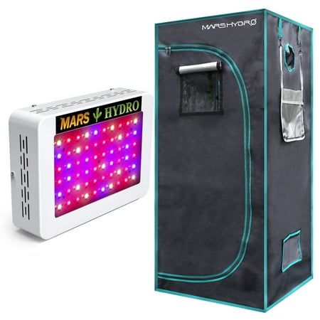 Led Grow Lights Plants - Mars 300W Led Grow Light Veg Flower Plant Indoor Hydro/27×27×63 Grow Tent Kits