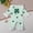 Green, variant on SERTG Baby Clover Prints Bodysuit St Patricks Day Ruffle Long Sleeve Lace Flared Leg Jumpsuit Snap Closure Holiday Casual Outfit Infant One-Piece Rompers(Green,0-3 Months)