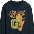 thumbnail image 3 of Marvel Guardians of the Galaxy - Groot Collegiate - Men's Long Sleeve Graphic T-Shirt, 3 of 5