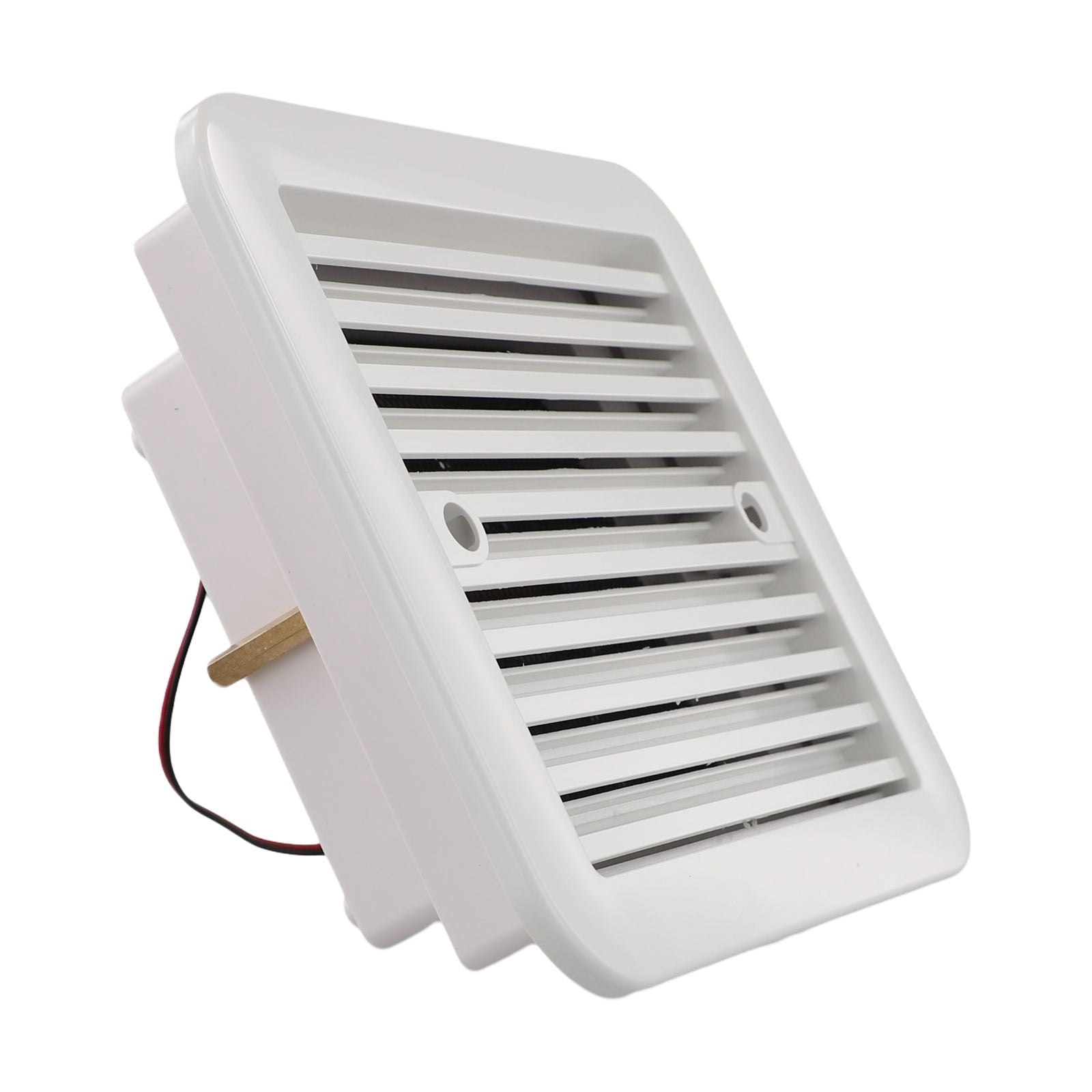 Tekuisi Side Air Vent Ventilation Cooling Exhaust Fan 12V White for RV Caravan Truck Caravan Side Outlet Ventilation Extractor Fan