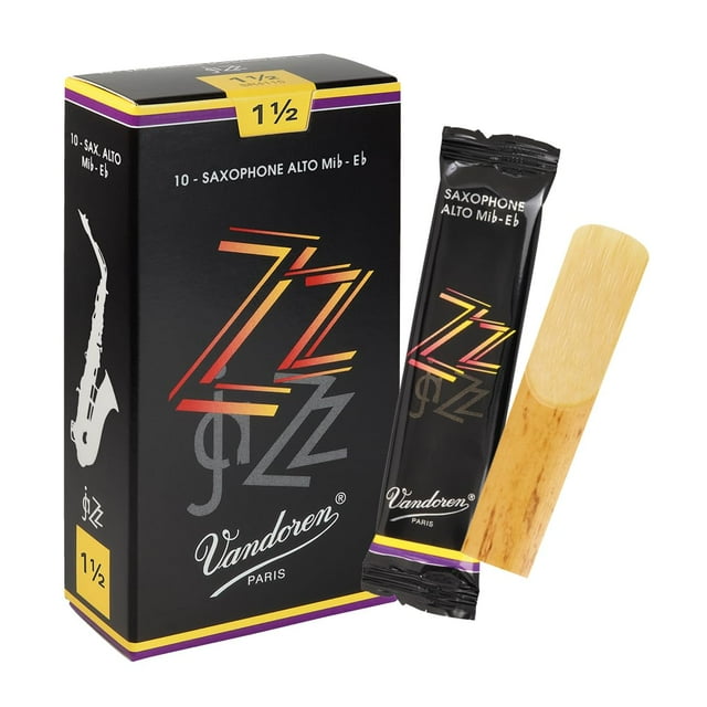 Cañas para saxofón alto Vandoren ZZ Strength 1.5 (caja de 10)
