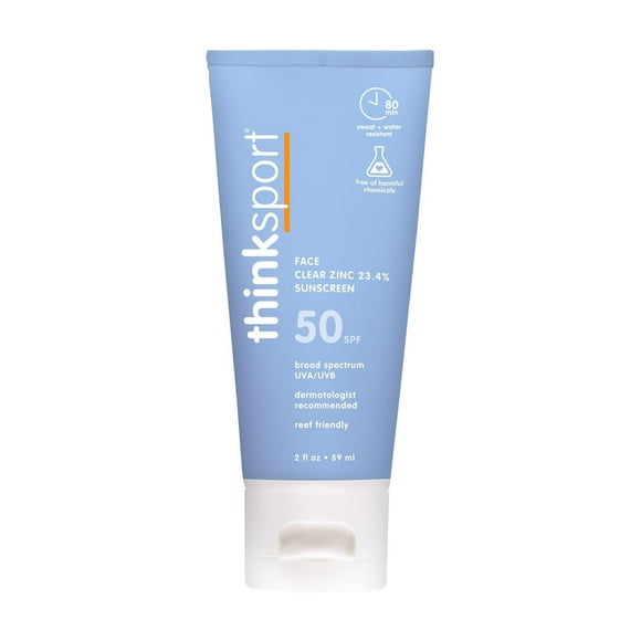 Protector solar MINERAL THINKSPORT SPF 50 60 ml resistente al agua