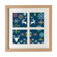 thumbnail image 1 of Flor ciervo Navidad nieve pixel Pantalla de escritorio de pared de marco 4 aperturas, 1 of 4