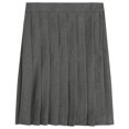thumbnail image 1 of French Toast Girls 7-20 Pleated Skirt (Gray - 20), 1 of 1