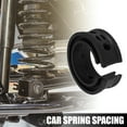 thumbnail image 2 of 2 Piezas Negro Coche Bobina Resorte Amortiguador Goma Amortiguador Universal C Tipo, 2 of 6