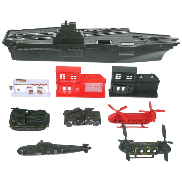 1 Set of Miniature Simulation Military Equipment Models Children's Toy Ornaments