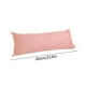 thumbnail image 3 of Almohada larga de terciopelo suave para dormir de lado y con soporte para las piernas | Cojín de 60 cm para sofá y cama | 1 unidad | Rosa, amarillo, gris y azul, 3 of 6