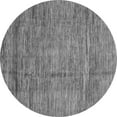 thumbnail image 1 of Ahgly Company Indoor Round Abstract Gray Modern Area Rugs, 7' Round, 1 of 4