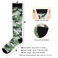 thumbnail image 3 of FORMRS Womens Knee High Socks Casual Long Thick Travel Daily Wear, 2 Pairs, Army Green Camouflage Pattern, 3 of 6