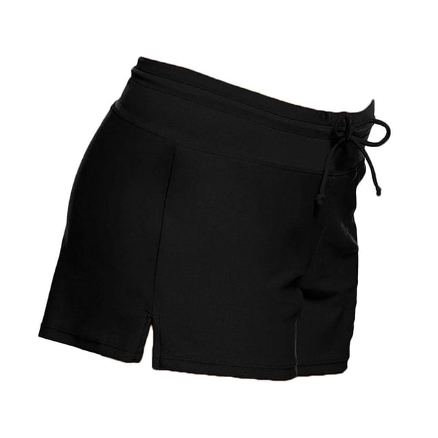 Pantalones Cortos De De Mujer Solid Boardshort Shorts De De Bikini De Surf XXXL Yinane Shorts de baño de mujer