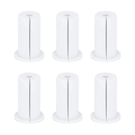 6Pcs Cable Wall Hole Grommet Router Ethernet Cable Protections Sleeve Through Wall Grommet Cable Routing Kits Enduring