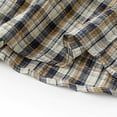 thumbnail image 3 of LIaqionyy Big and Tall Short Sleeve Shirt for Men's Plaid Dress Button down Casual Loose Tees Shirts with Pocket, 3 of 6
