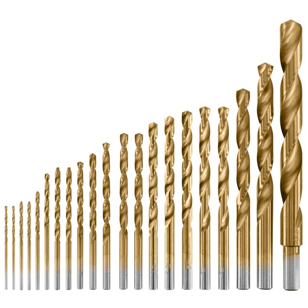 HART 21Piece Titanium Drill Bit Set with Protective Storage Case