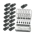 thumbnail image 2 of 45 clips para lona Colamx sujetadores para carpas con Cuerdas elásticas, 2 of 8