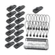 thumbnail image 2 of 45 clips para lona, soportes de sujetadores para tienda, clips para lona reutilizables para cubiertas de camiones y automóviles con dosel al aire libr, 2 of 9