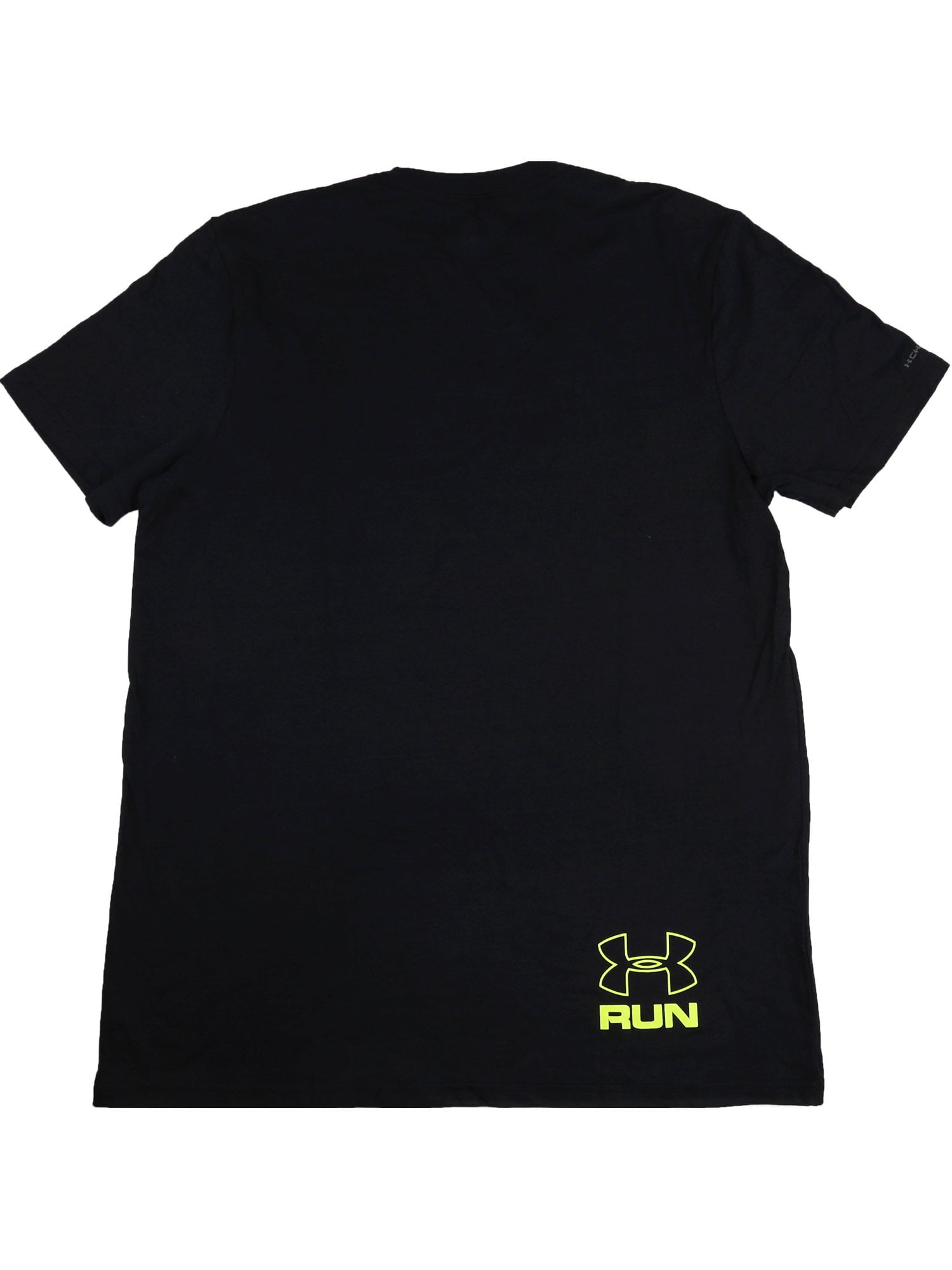 black and yellow under armour shirt