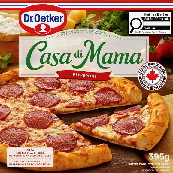 Dr. Oetker Casa di Mama Pepperoni Pizza, 395 g