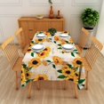 thumbnail image 4 of Yanluna Sunflower Rectangle Tablecloth  Vintage Farmhouse Waterproof Durable Tablecloth for Home Kitchen Dining Room Outdoor Picnic Mat, 4 of 6