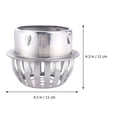 thumbnail image 3 of Miangastore Drain de Sol en Acier Inoxydable pour Balcon Rond Anti-Blocage Fuite d'Eau pour Maison (110mm), 3 of 8