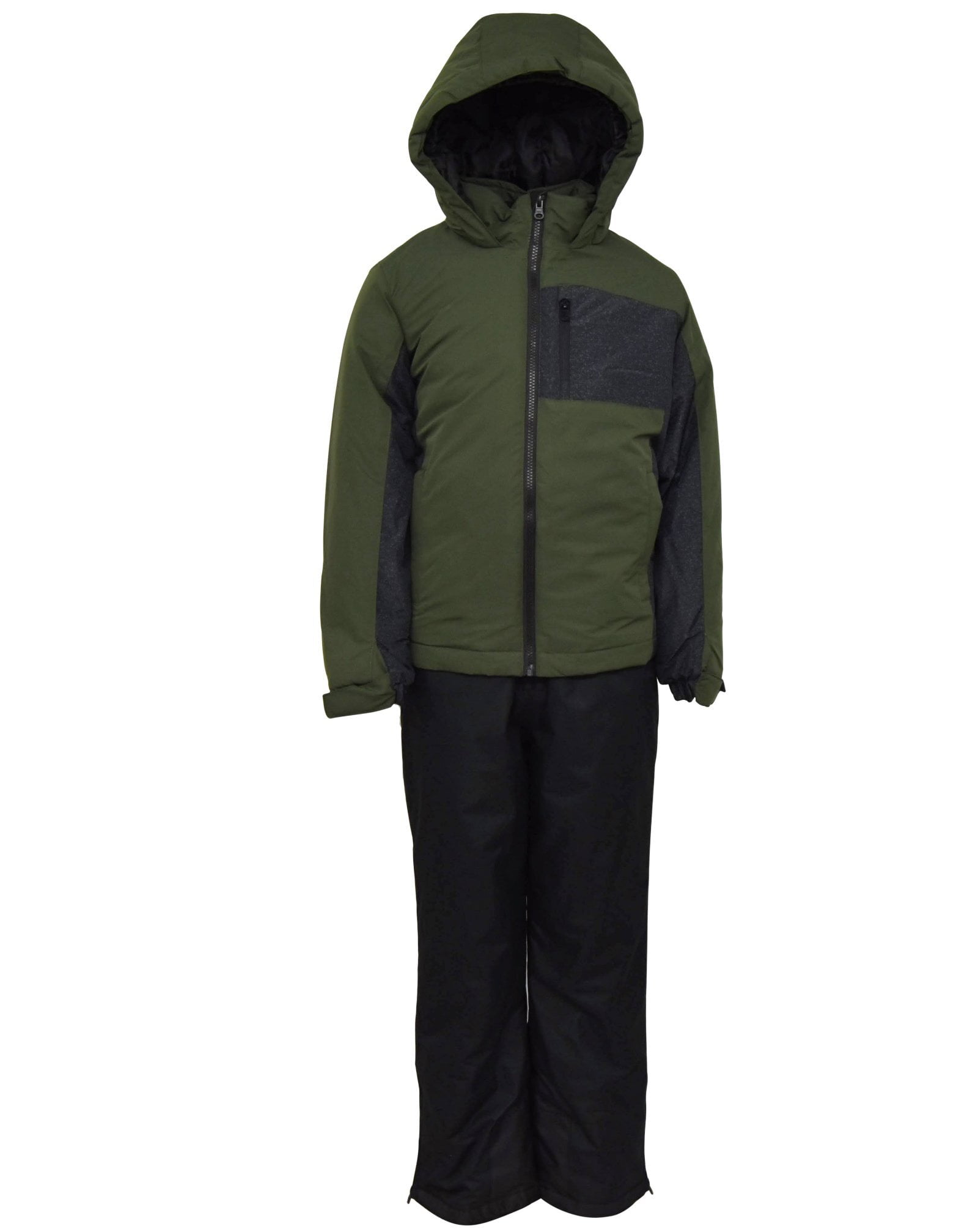 Snow Country Outerwear Boys 818 Youth 2 Pc Snowsuit Jacket Ski Bibs