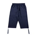 thumbnail image 5 of PEASKJP Men's Relaxed Fit Pants Loose Fit Elastic Drawstring Waist Straight-Legs Summer Long Pants, Navy L, 5 of 5